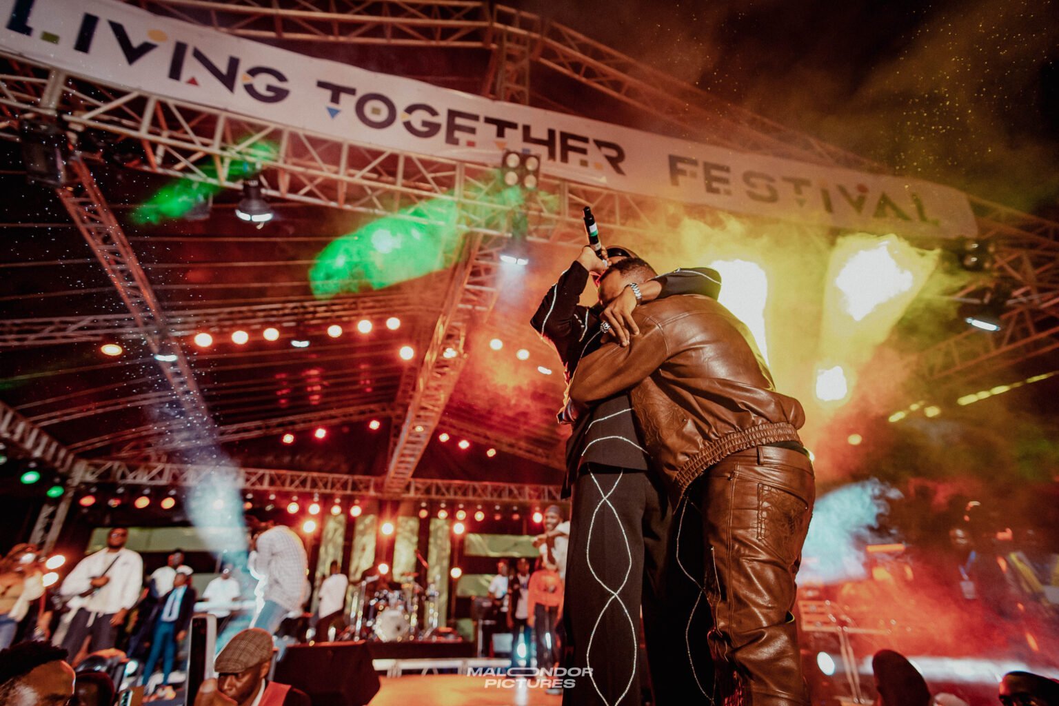 Le Grand Concert du Living Together Festival 2025, scène et lumières